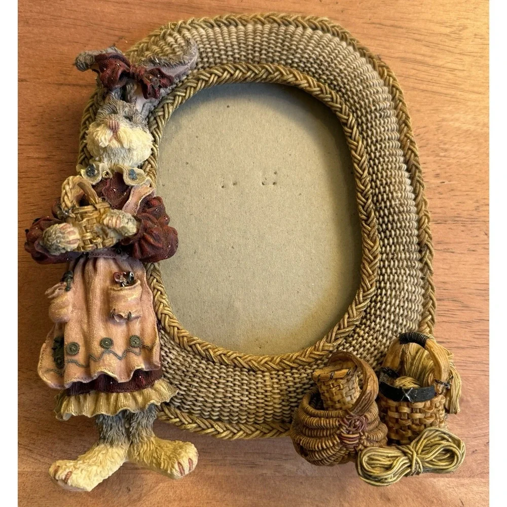 Boyds Bear Folkstones Wendy Willowhare A Tisket A Tasket 1E Picture‎ Frame 27453